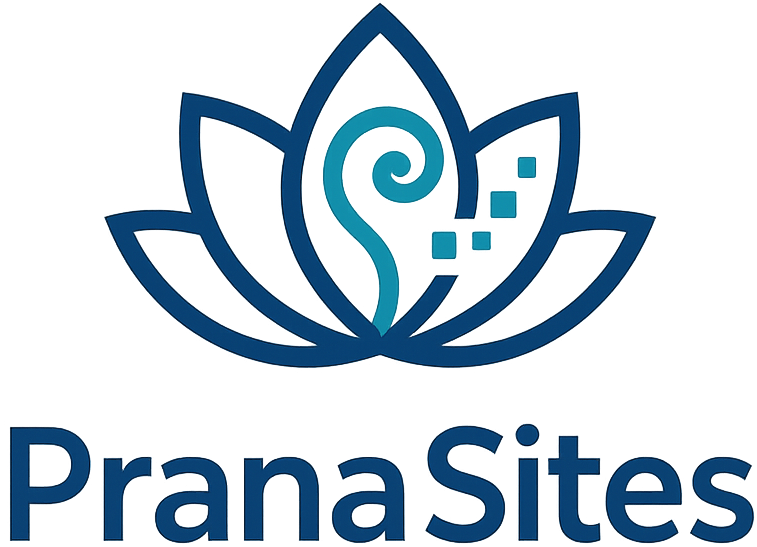 Minimalist PranaSites Logo Design